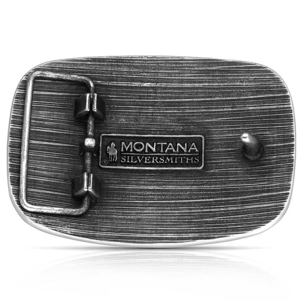 Montana Silversmiths Men's Frontier Spirit Buckle