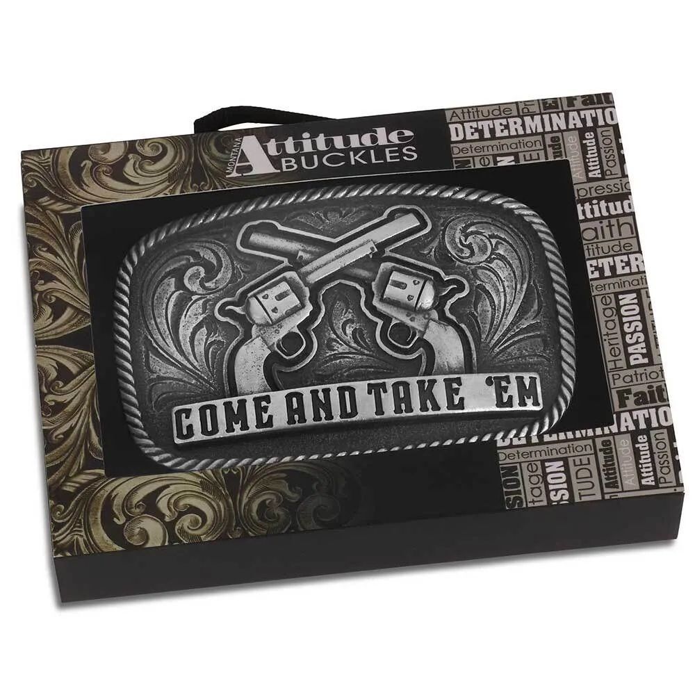 Montana Silversmiths Men's Frontier Spirit Buckle