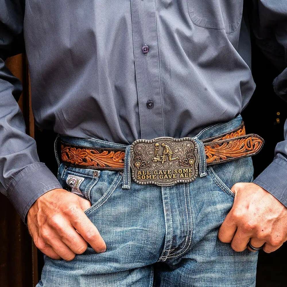 Montana Silversmiths All Gave Some Remembrance Attitude Buckle