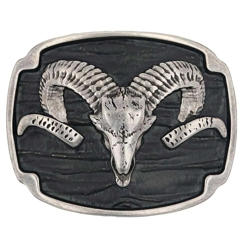 Montana Silversmiths Rocky Mountain Bighorn Sheep Attitude Buckle