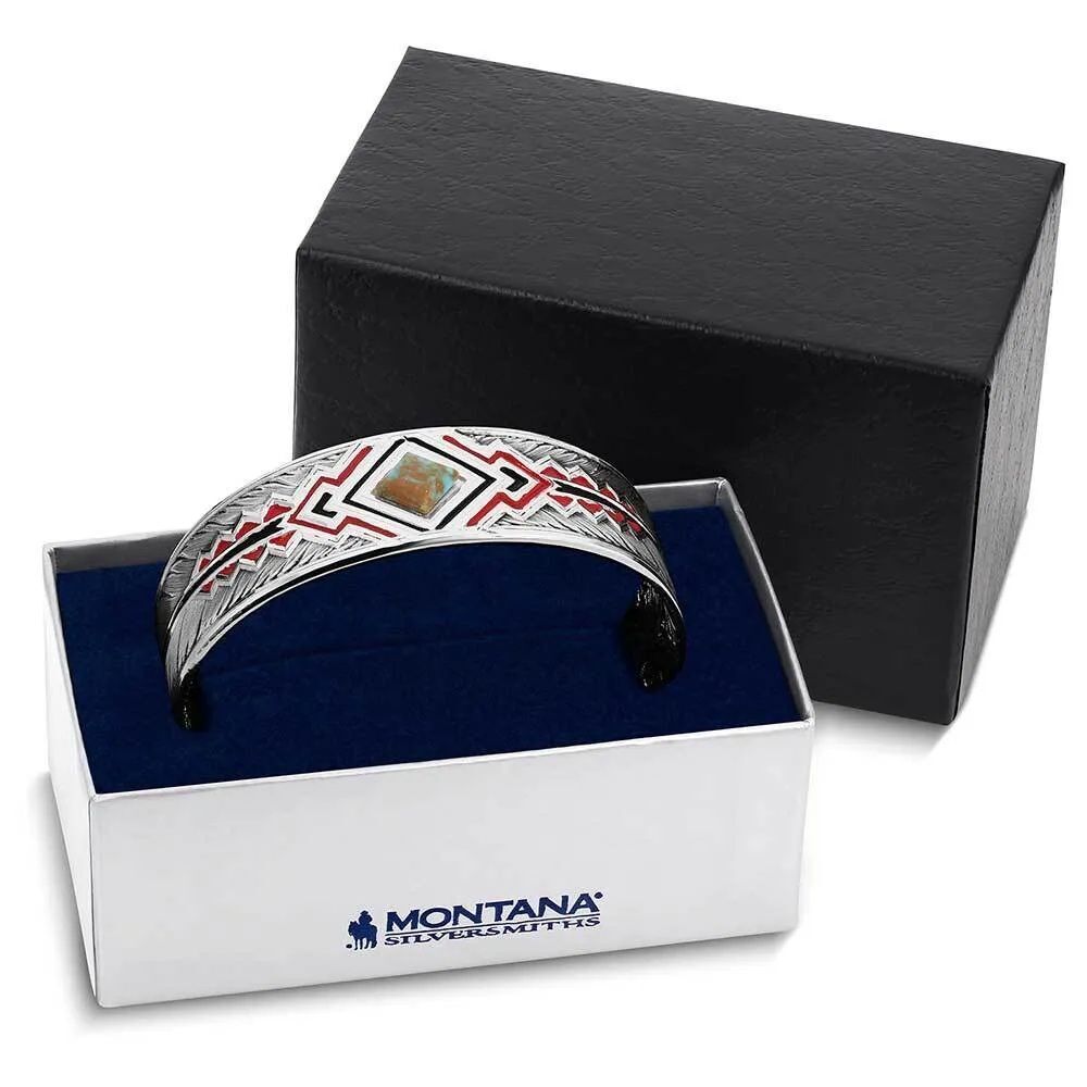 Montana Silversmiths Southwest Aura American Made Cuff Bracelet