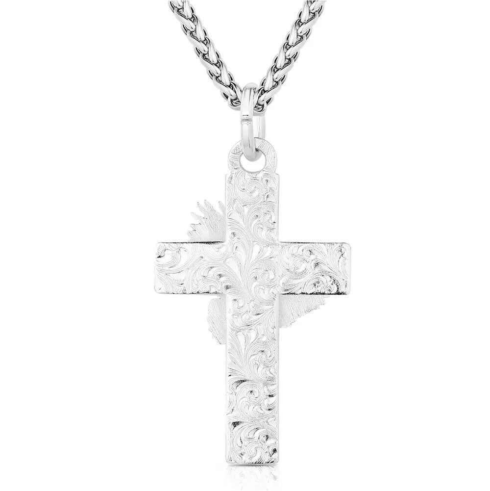 Montana Silversmiths Faith in Flight American Made Cross Necklace