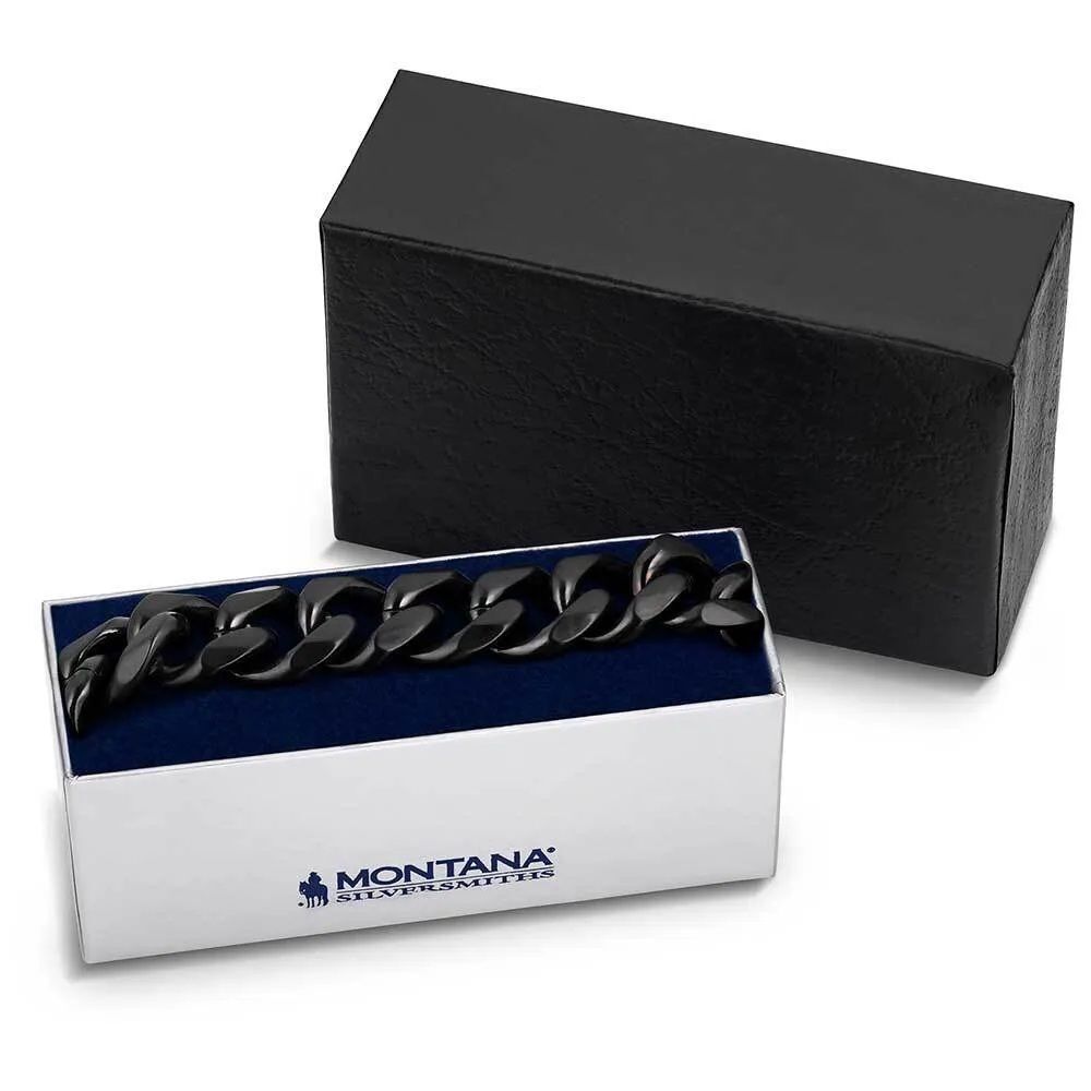Montana Silversmiths Midnight Cuban Link Bracelet