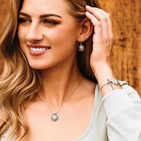 Montana Silversmiths Desert Sage Turquoise Bracelet