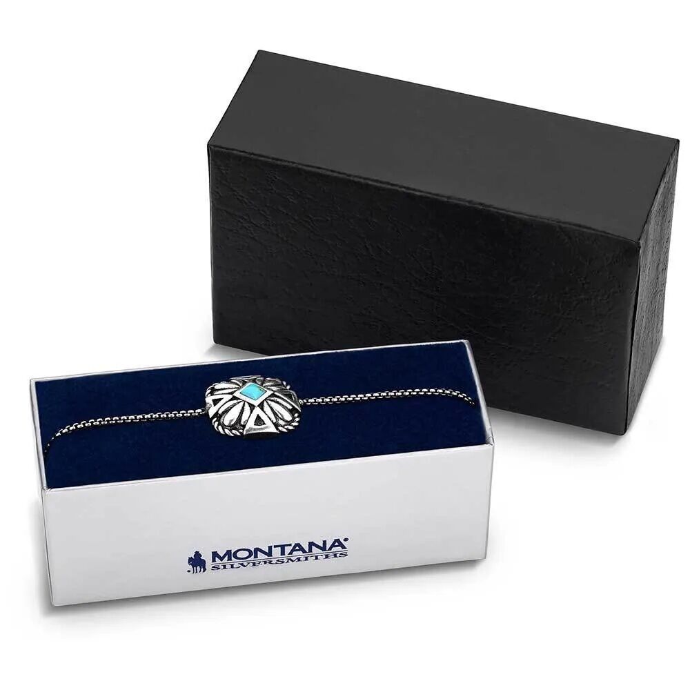 Montana Silversmiths Desert Sage Turquoise Bracelet