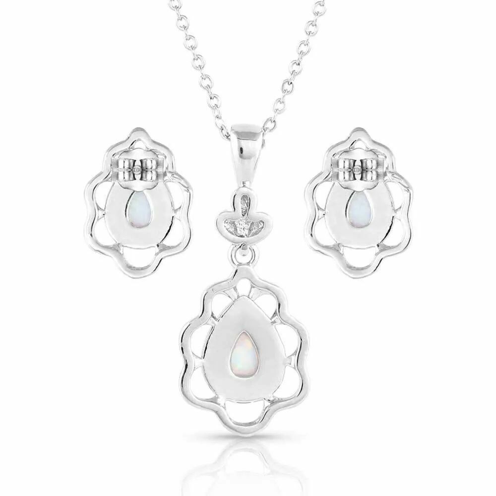 Montana Silversmiths Mystic Snowdrop Opal Jewelry Set
