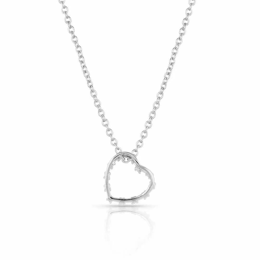 Montana Silversmiths Hanging On Heartstring Necklace