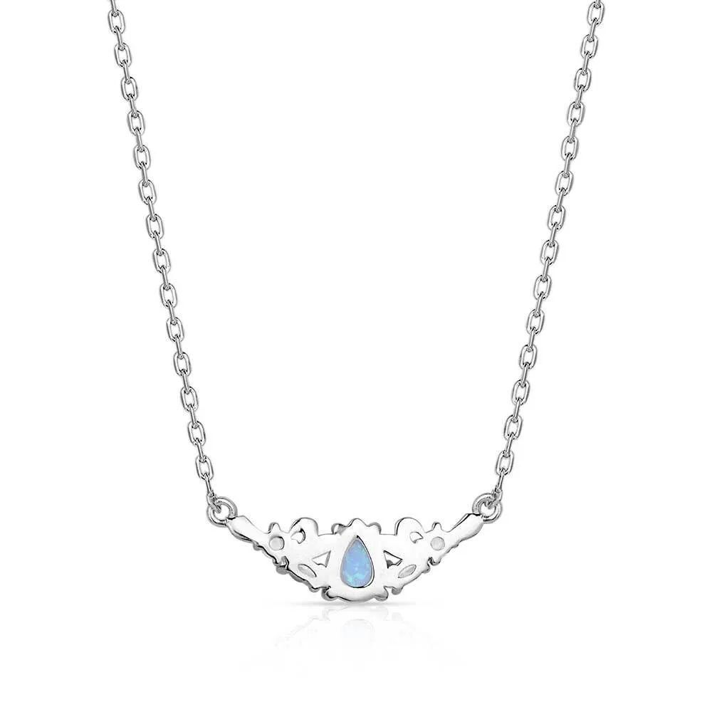 Montana Silversmiths Refined Grace Opal Crystal Necklace