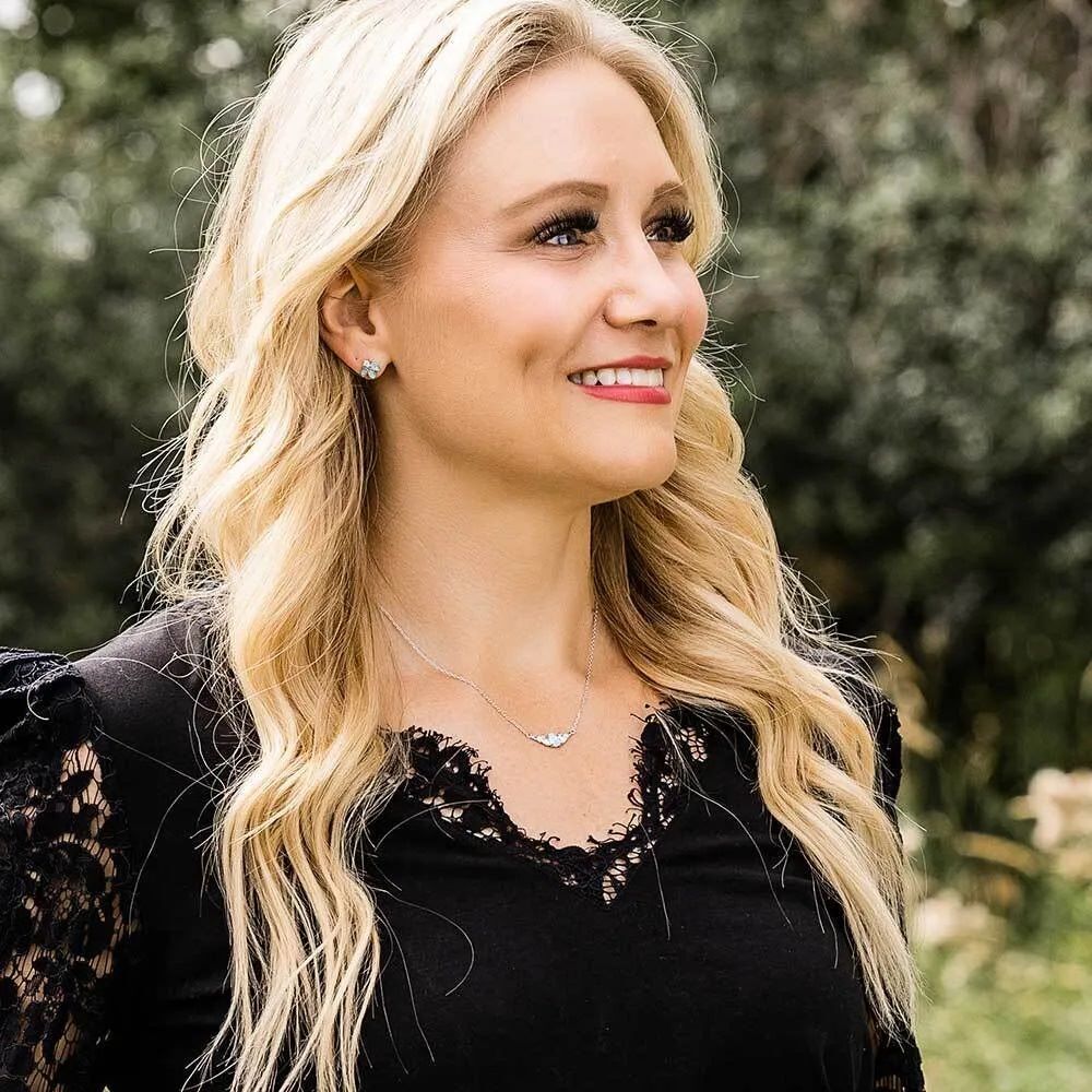 Montana Silversmiths Refined Grace Opal Crystal Necklace