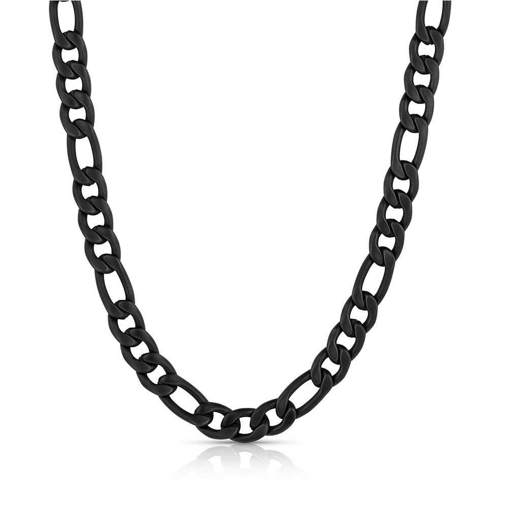 Montana Silversmiths Midnight Onyx Figaro Chain Necklace