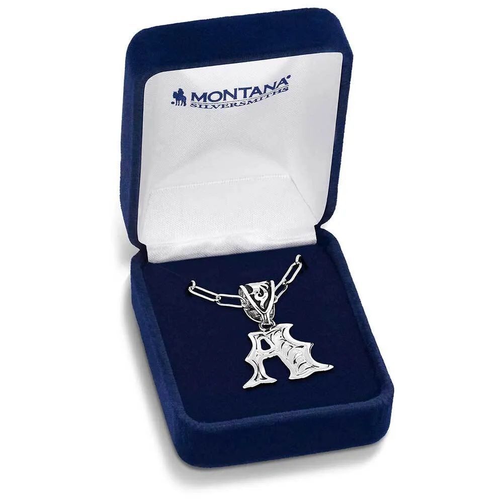 Montana Silversmiths Western Initial Necklace Letter "A"