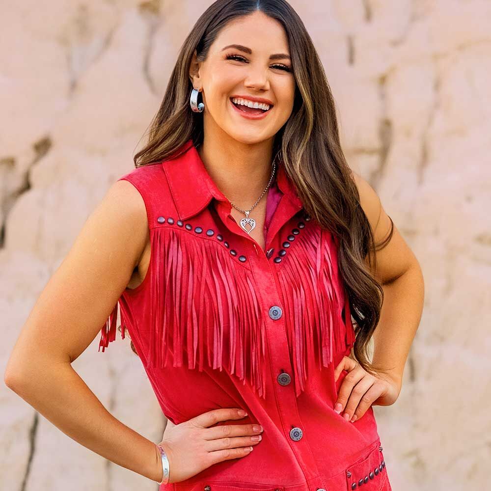 Montana Silversmiths Women's Out West Heart Necklace