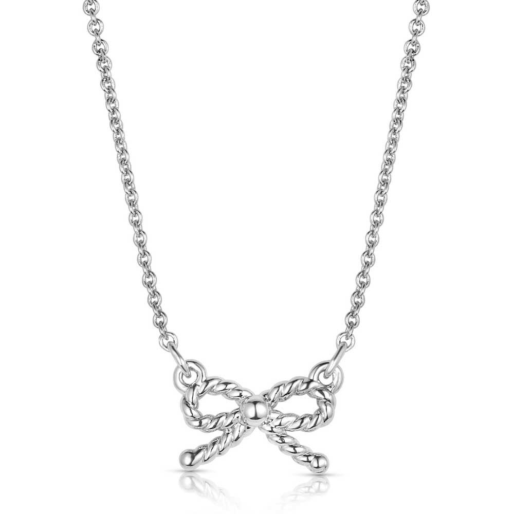 Montana Silversmiths Women's Cowgirls Bow Necklace