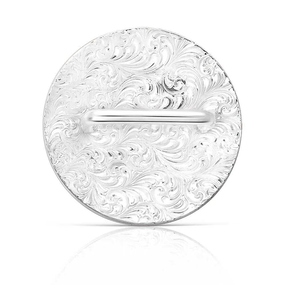 Montana Silversmiths Classic Montana Scarf Slide With Buffalo Skull