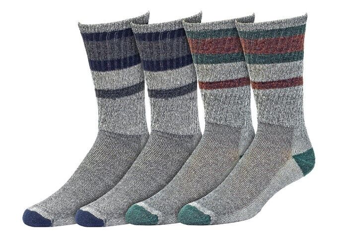 The Railroad Sock Men's Merino Wool Boot Sock 6-Pk in Grey