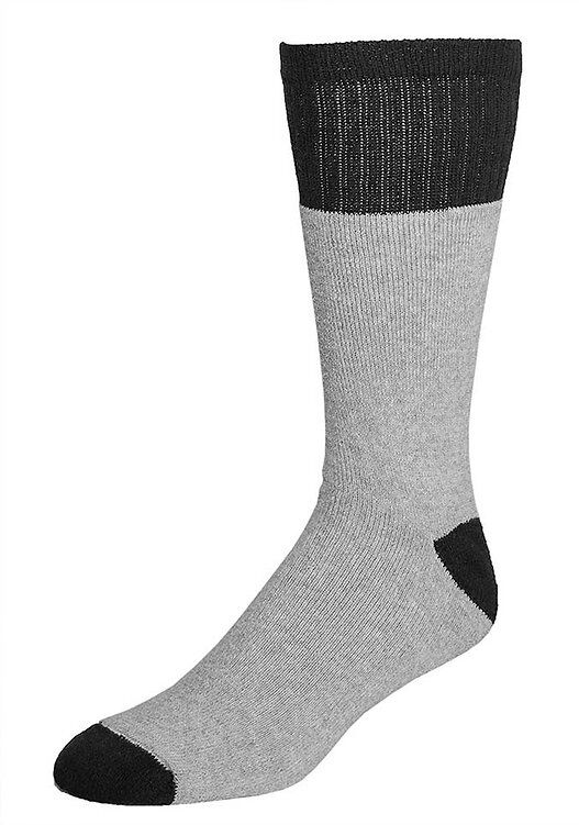 The Railroad Sock Men's Midweight Boot Sock in Black