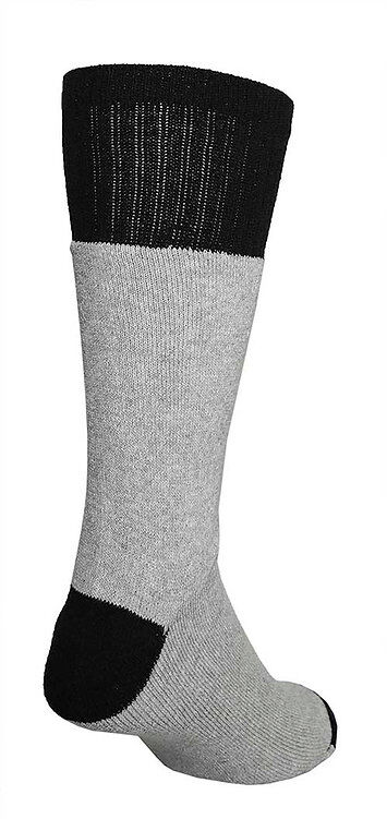 The Railroad Sock Men's Midweight Boot Sock in Black