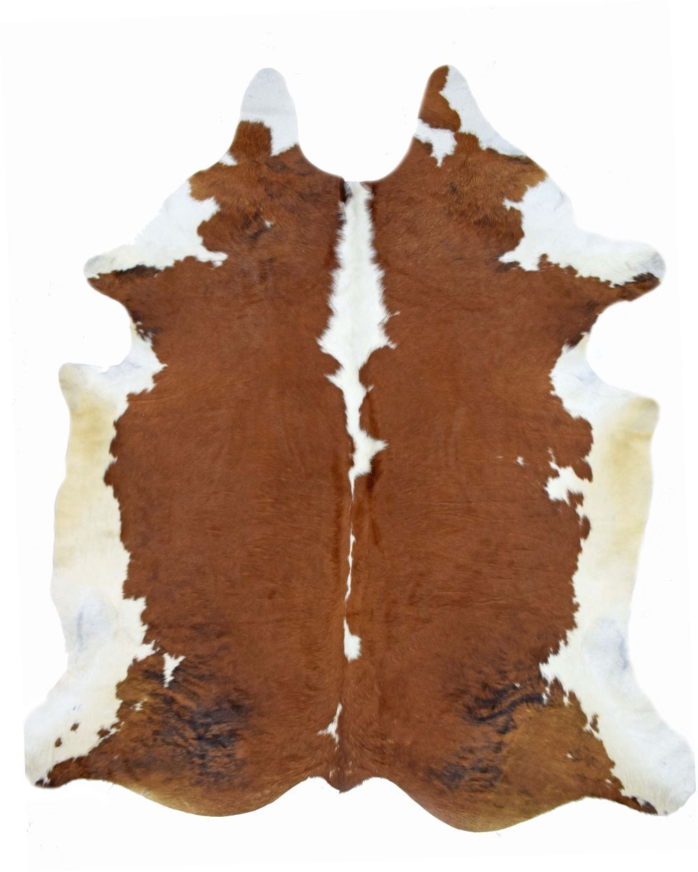 Forever Green Art Hereford Cowhide Rug