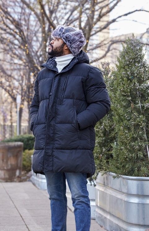 Broner Men's Talkeetna Plaid Trooper in Grey