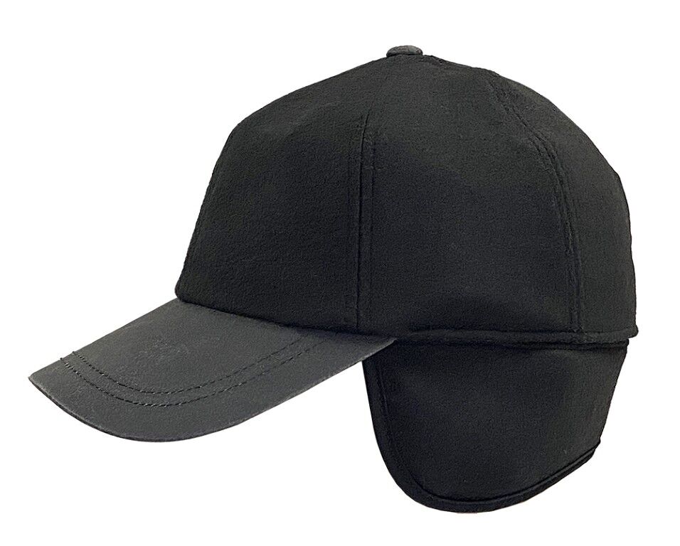 Broner Men's Timber Buffalo Plaid Ball Cap with Inside Earflaps