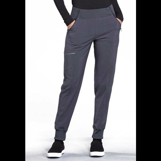 Cherokee Women's Mid Rise Jogger Pant in Pewter