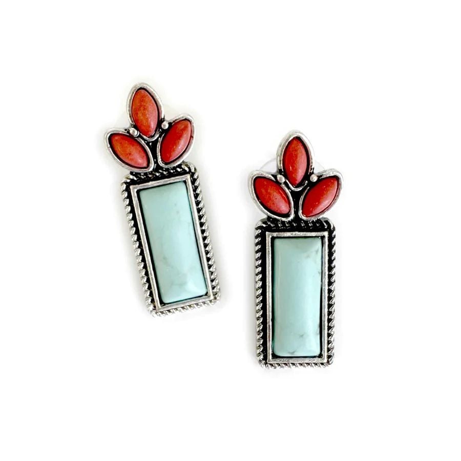 Wyo-Horse Women's Hand Set Torch Earrings