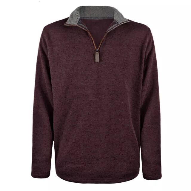 Victory Sportswear Men's 1/4 Zip Knit Fleece Pullover