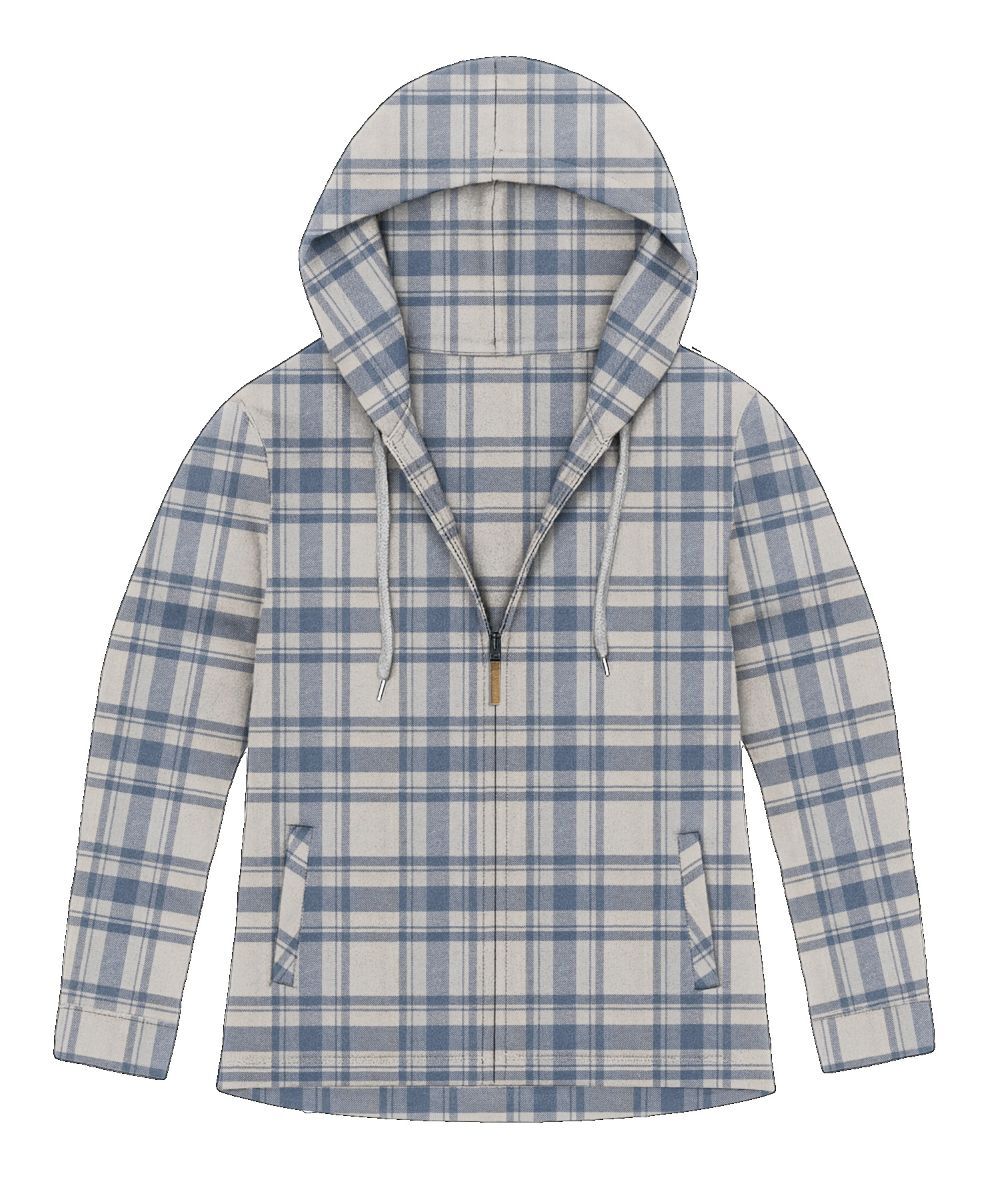 Victory Sportswear Women's Flannel Zip Hoodie