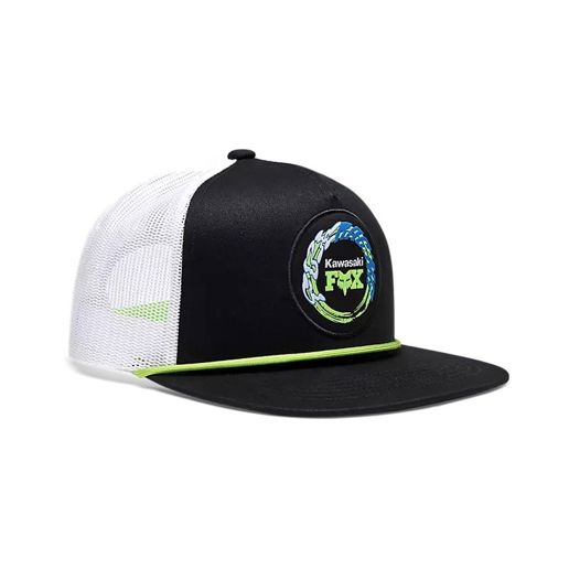 Fox Head Men's Kawasaki Snapback Hat in Black Hats Fox Head