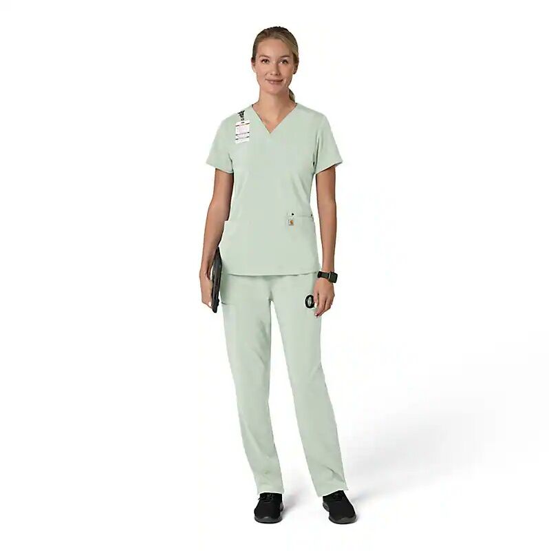 Carhartt Women's Force Cross-Flex Flex Panel V-Neck Scrub Top