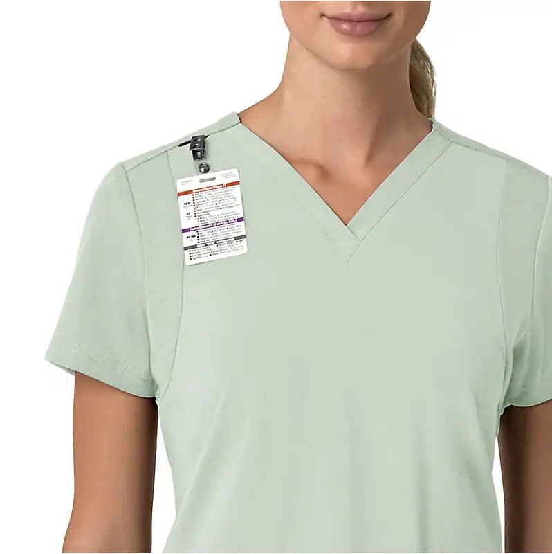 Carhartt Women's Force Cross-Flex Flex Panel V-Neck Scrub Top