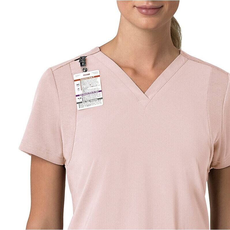 Carhartt Women's Force Cross-Flex Flex Panel V-Neck Scrub Top