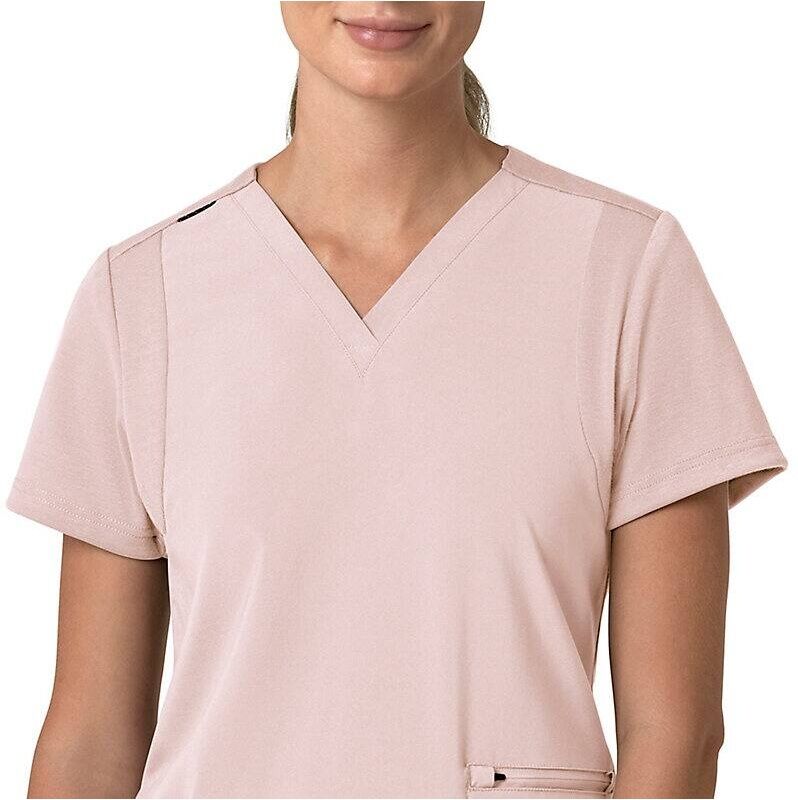 Carhartt Women's Force Cross-Flex Flex Panel V-Neck Scrub Top