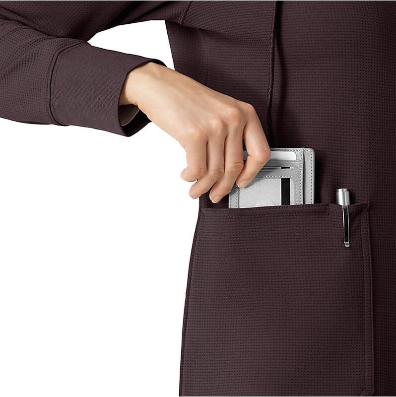 Carhartt Women's Full Zip Waffle Scrub Hoodie