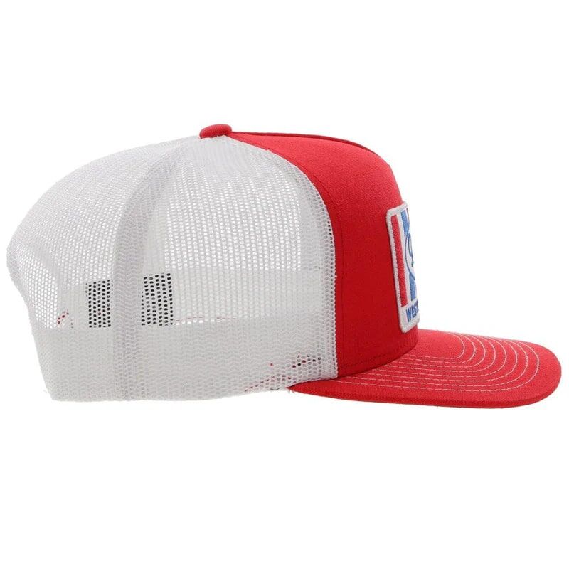 Hooey Men's Sudan Hat in Red/White