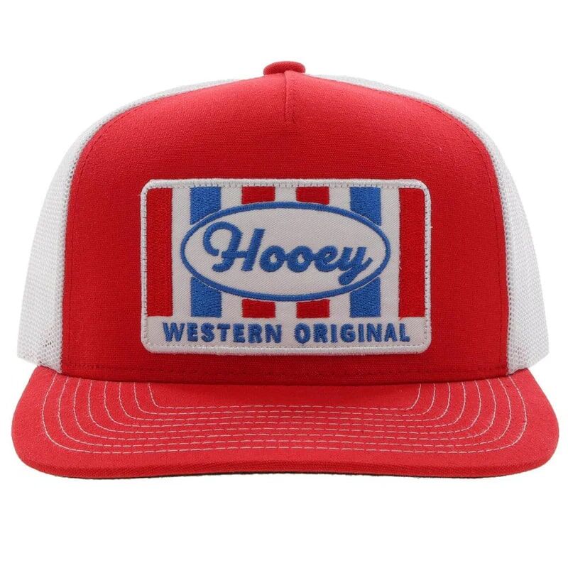 Hooey Men's Sudan Hat in Red/White