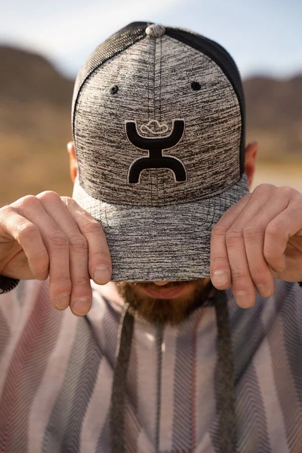 Hooey Men's Sterling Snapback Hat in Grey