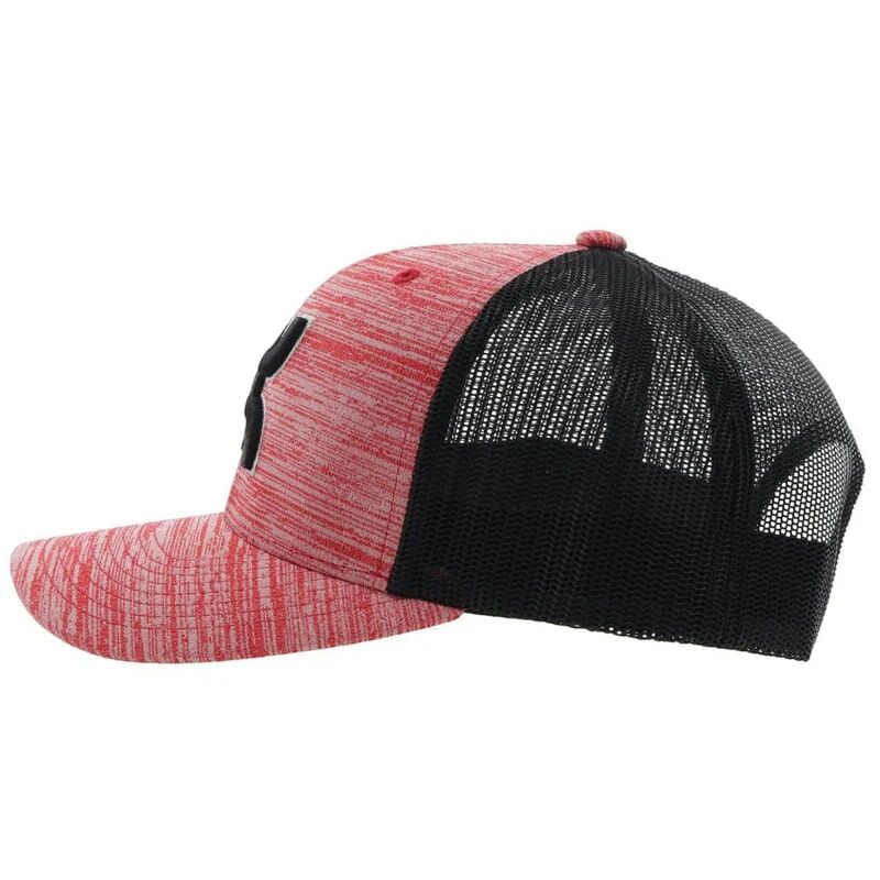 Hooey Men's Sterling Snapback Hat in Red/Black