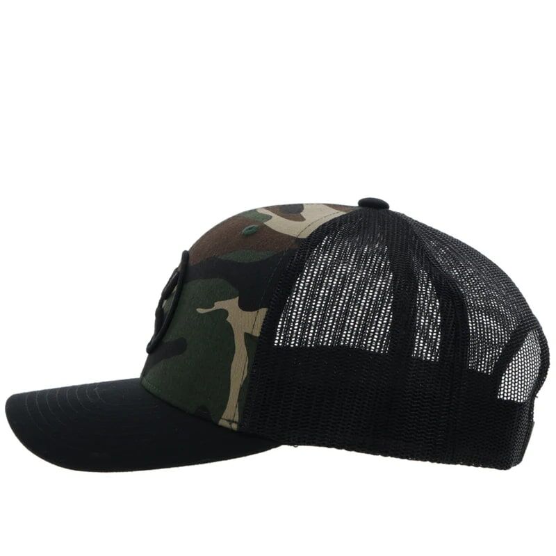 Hooey Men's O-Classic Hat in Camo/Black