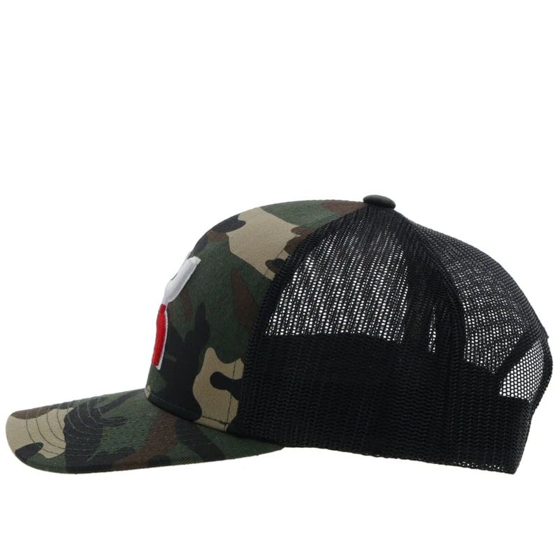 Hooey Men's Boquillas Hat in Camo/Black