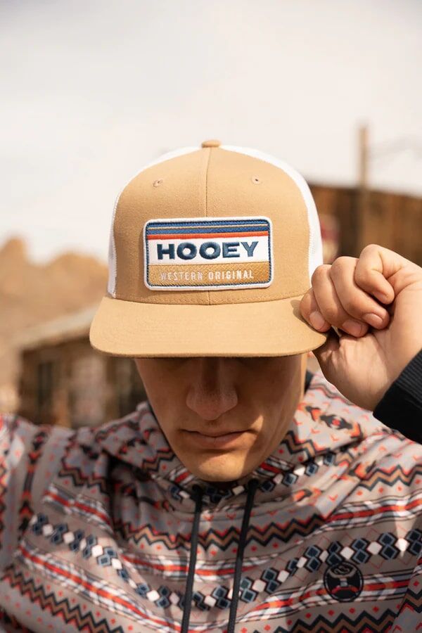 Hooey Men's Horizon Hat in Tan/White