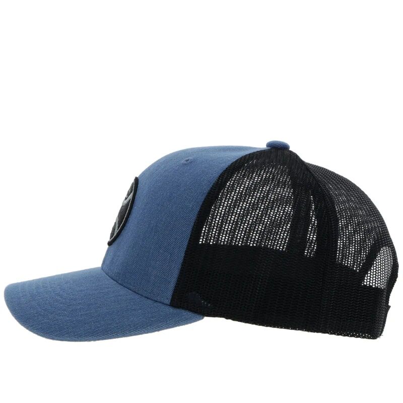 Hooey Men's Primo Hat in Denim/Black