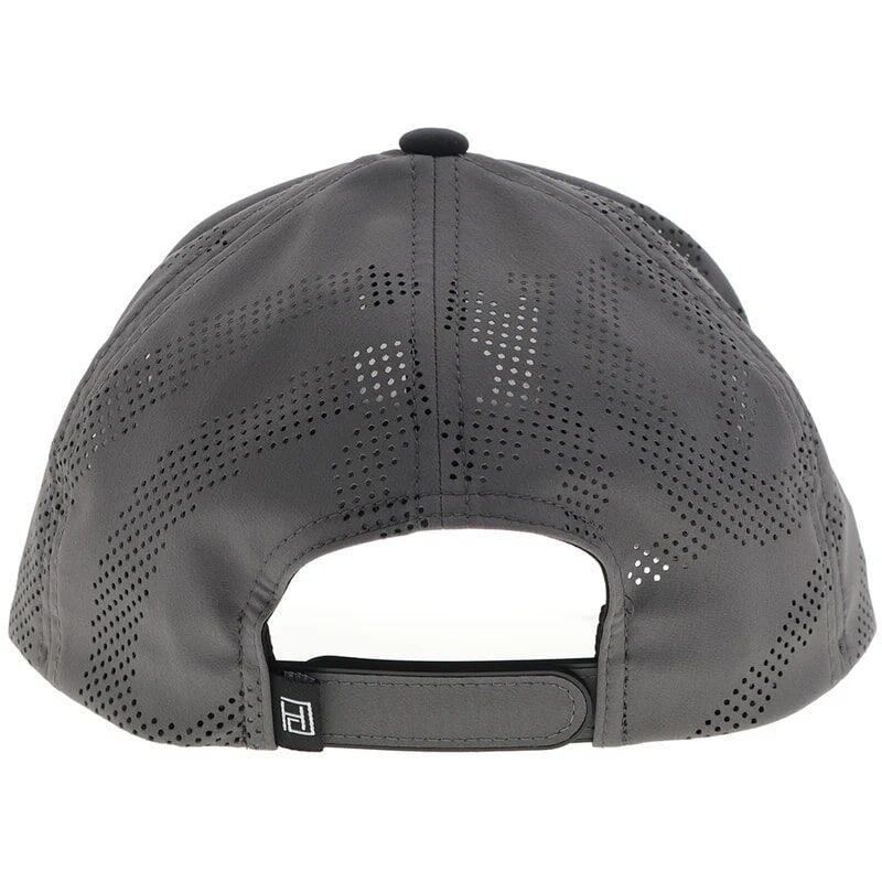 Hooey Men's Cowboy Golf Square Patch Hat in Black/Grey
