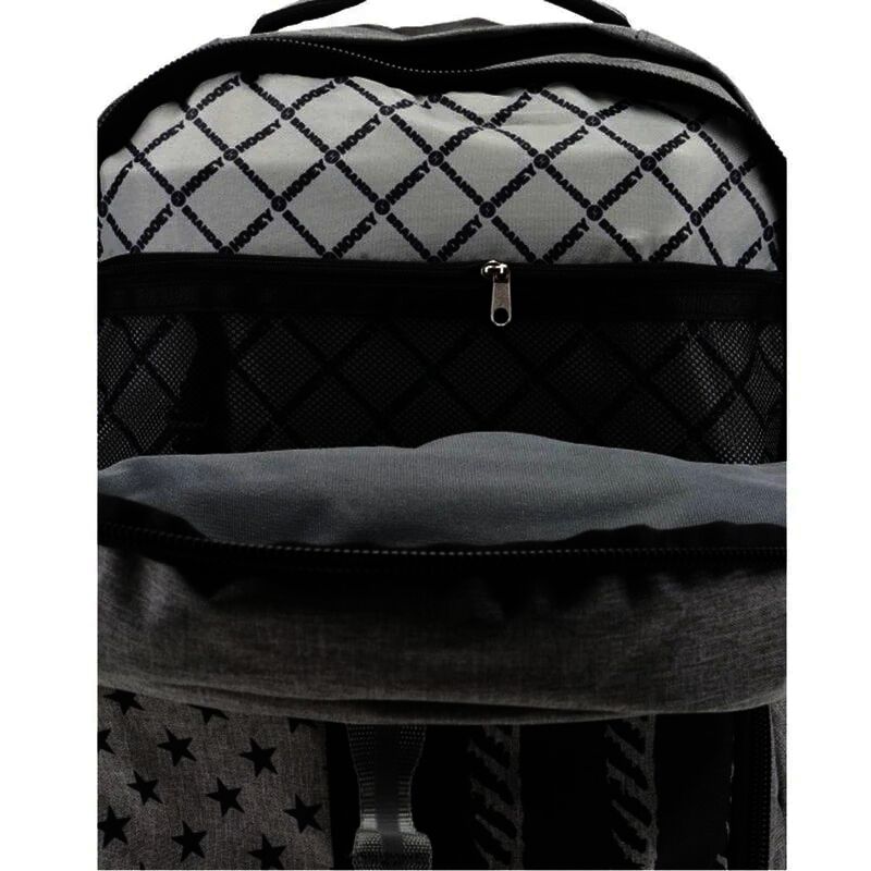 Hooey "Ox" Flag Backpack in Grey/Black