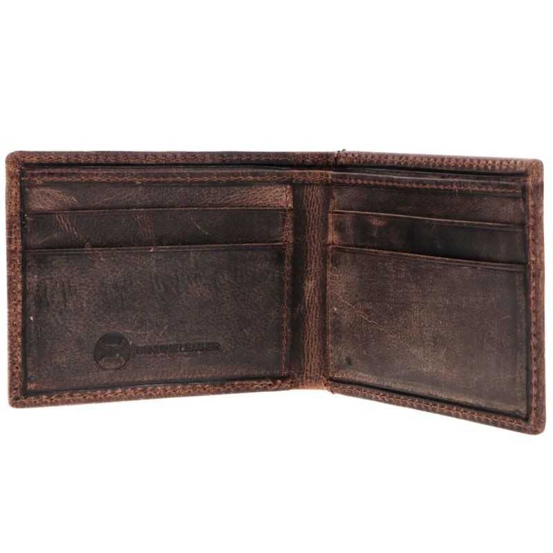 Hooey Men's Liberty Roper Hooey Front Pocket Bifold Wallet in Brown