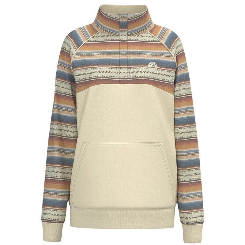 Hooey Women's The Prime 1/4 Zip Serape Pullover