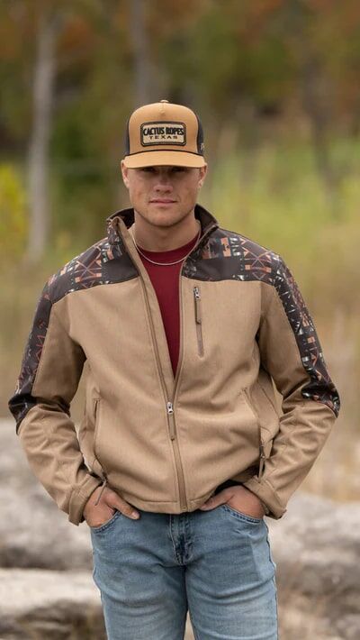 Hooey Men's Aztec Softshell Jacket