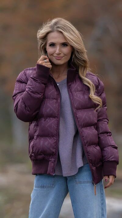 Hooey Women's Aztec Puffer Jacket