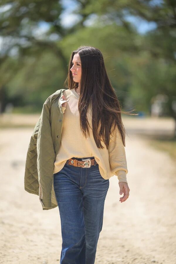 Hooey Women's Juniper Henley Long Sleeve Thermal Shirt