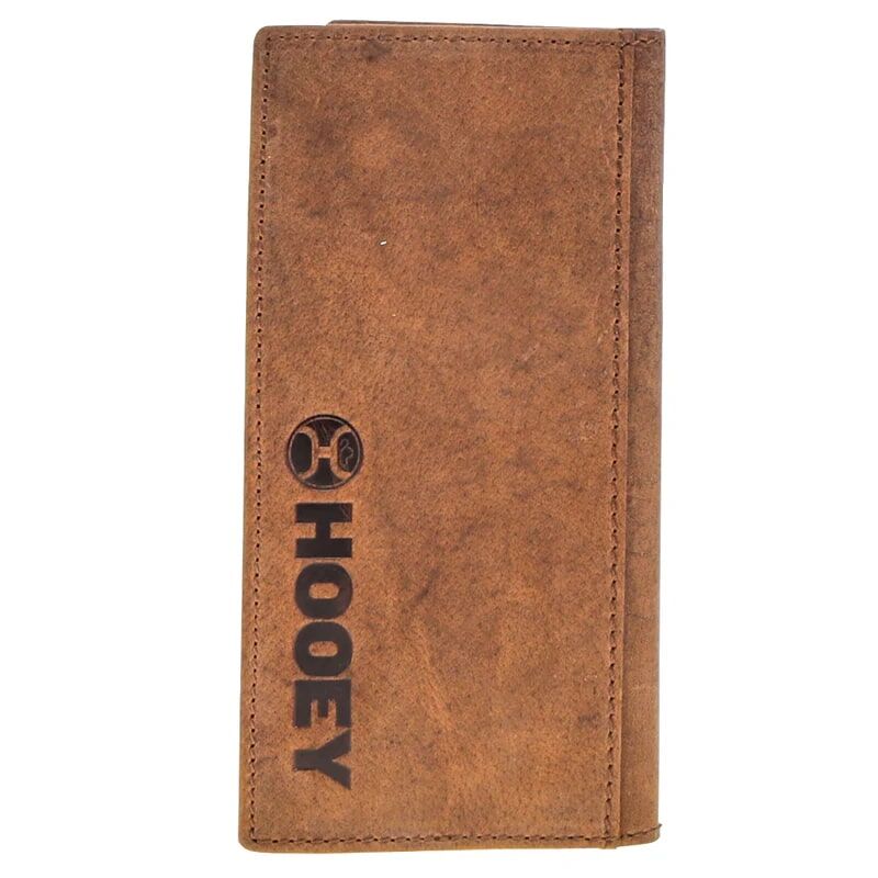 Hooey Men's Ranger Embroidered Accents Rodeo Hooey Wallet in Tan